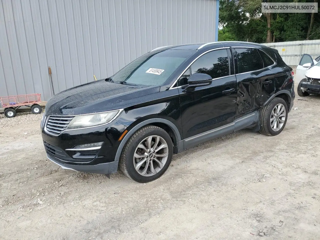 2017 Lincoln Mkc Select VIN: 5LMCJ2C91HUL50072 Lot: 61499945