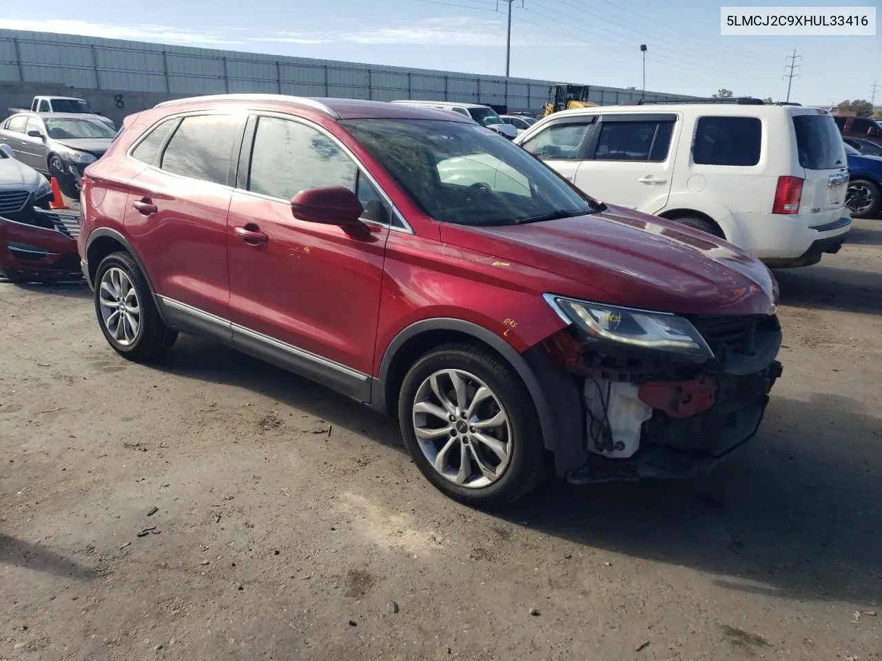 2017 Lincoln Mkc Select VIN: 5LMCJ2C9XHUL33416 Lot: 61800045