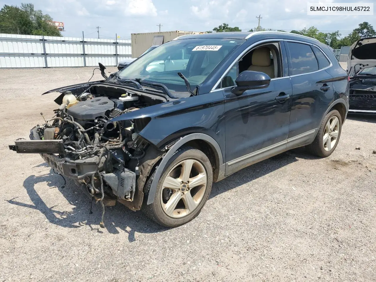 2017 Lincoln Mkc Premiere VIN: 5LMCJ1C98HUL45722 Lot: 61970445