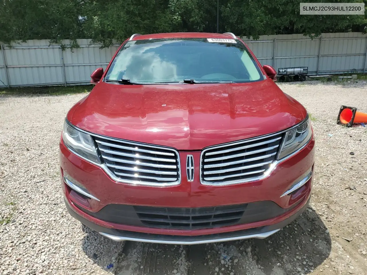 2017 Lincoln Mkc Select VIN: 5LMCJ2C93HUL12200 Lot: 63003775