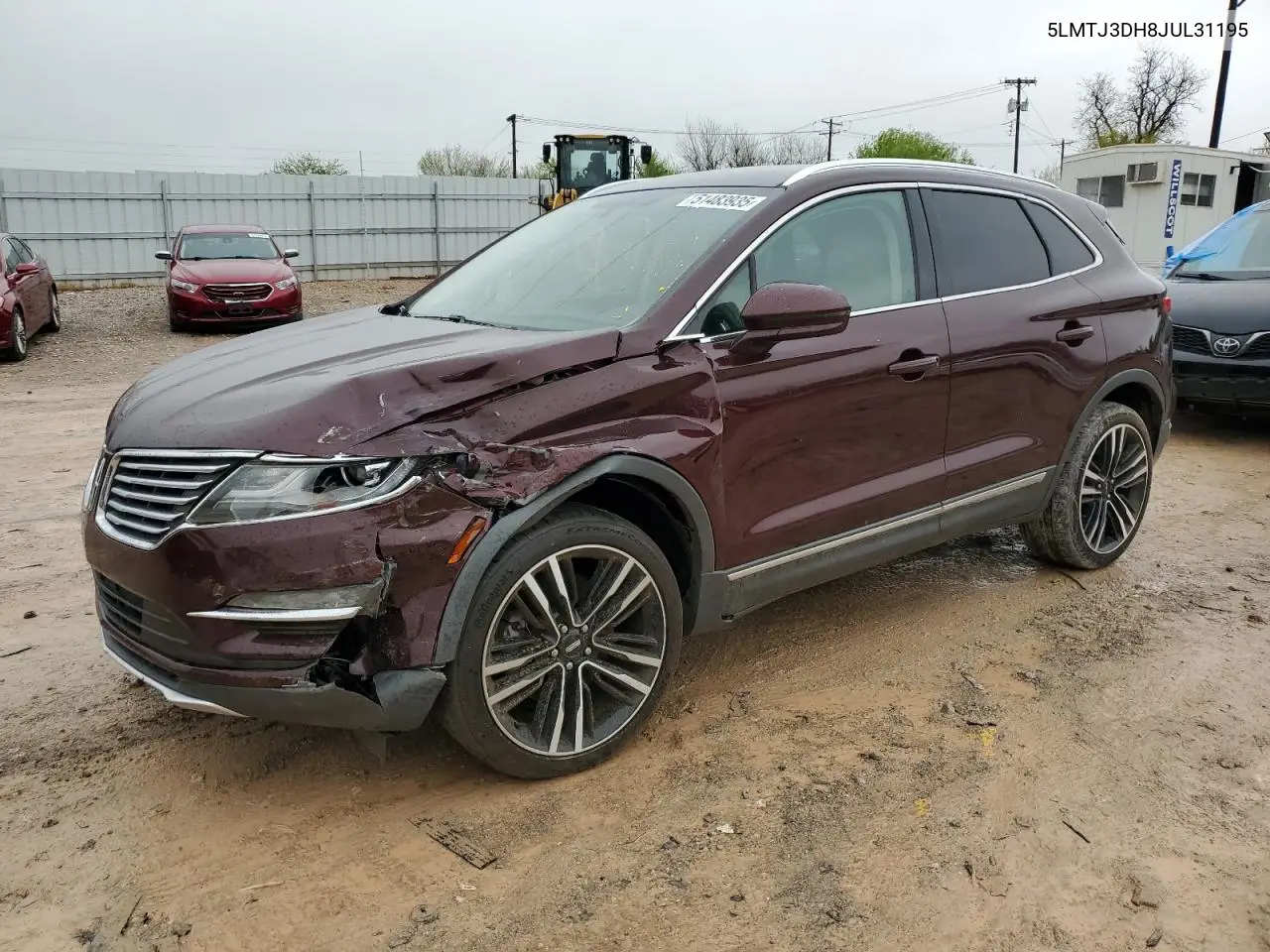 2018 Lincoln Mkc Reserve VIN: 5LMTJ3DH8JUL31195 Lot: 51483935