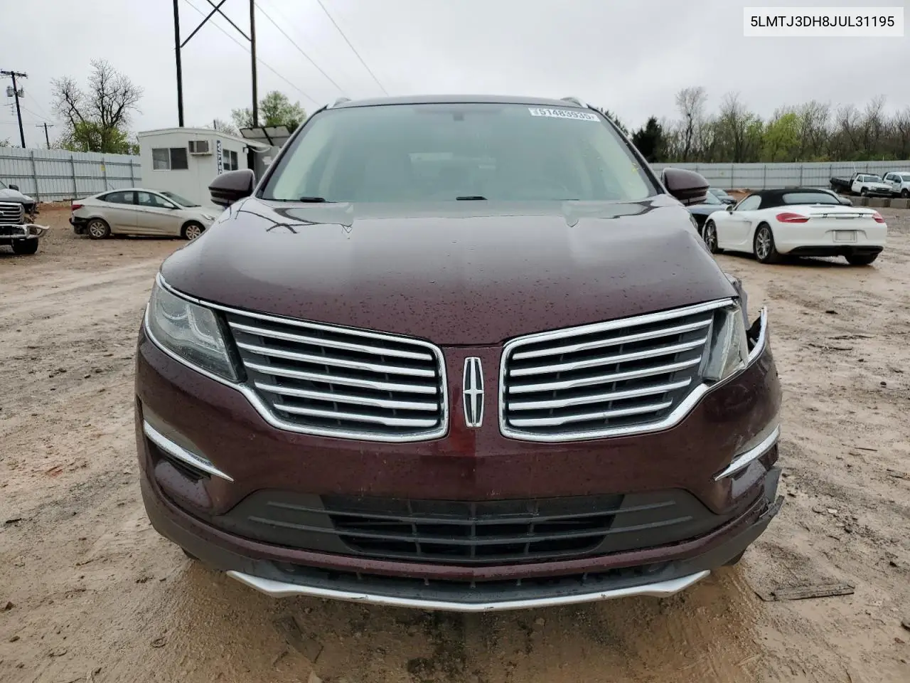 2018 Lincoln Mkc Reserve VIN: 5LMTJ3DH8JUL31195 Lot: 51483935