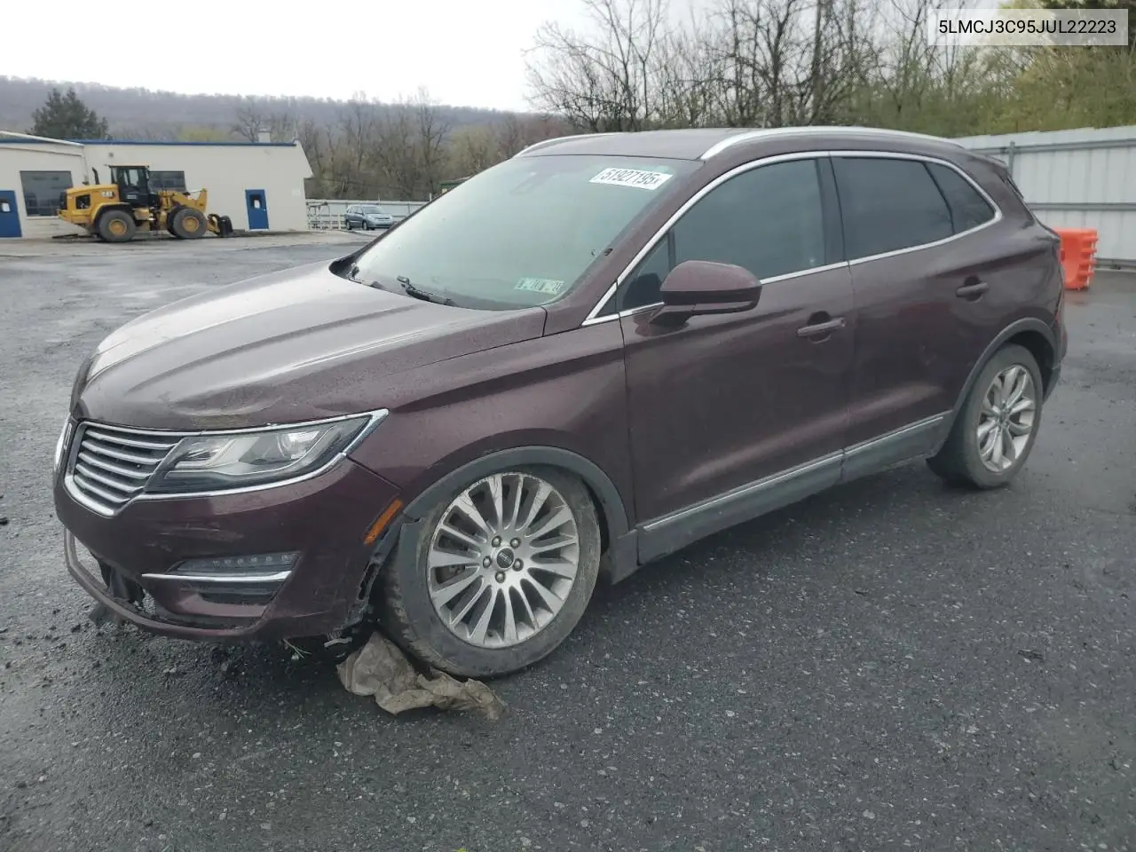 2018 Lincoln Mkc Reserve VIN: 5LMCJ3C95JUL22223 Lot: 51927195