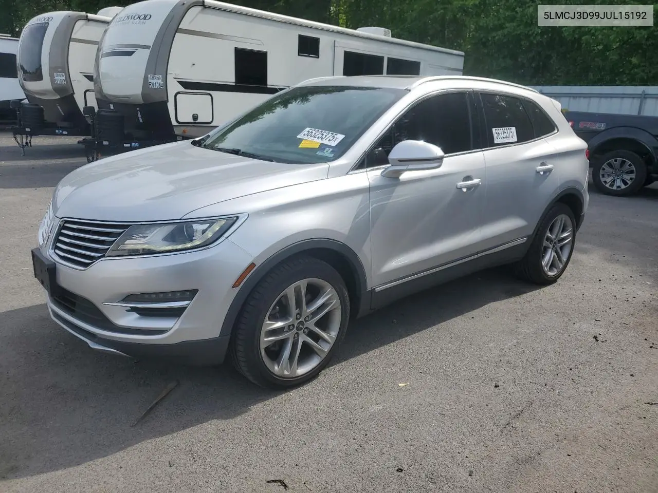 2018 Lincoln Mkc Reserve VIN: 5LMCJ3D99JUL15192 Lot: 56325375