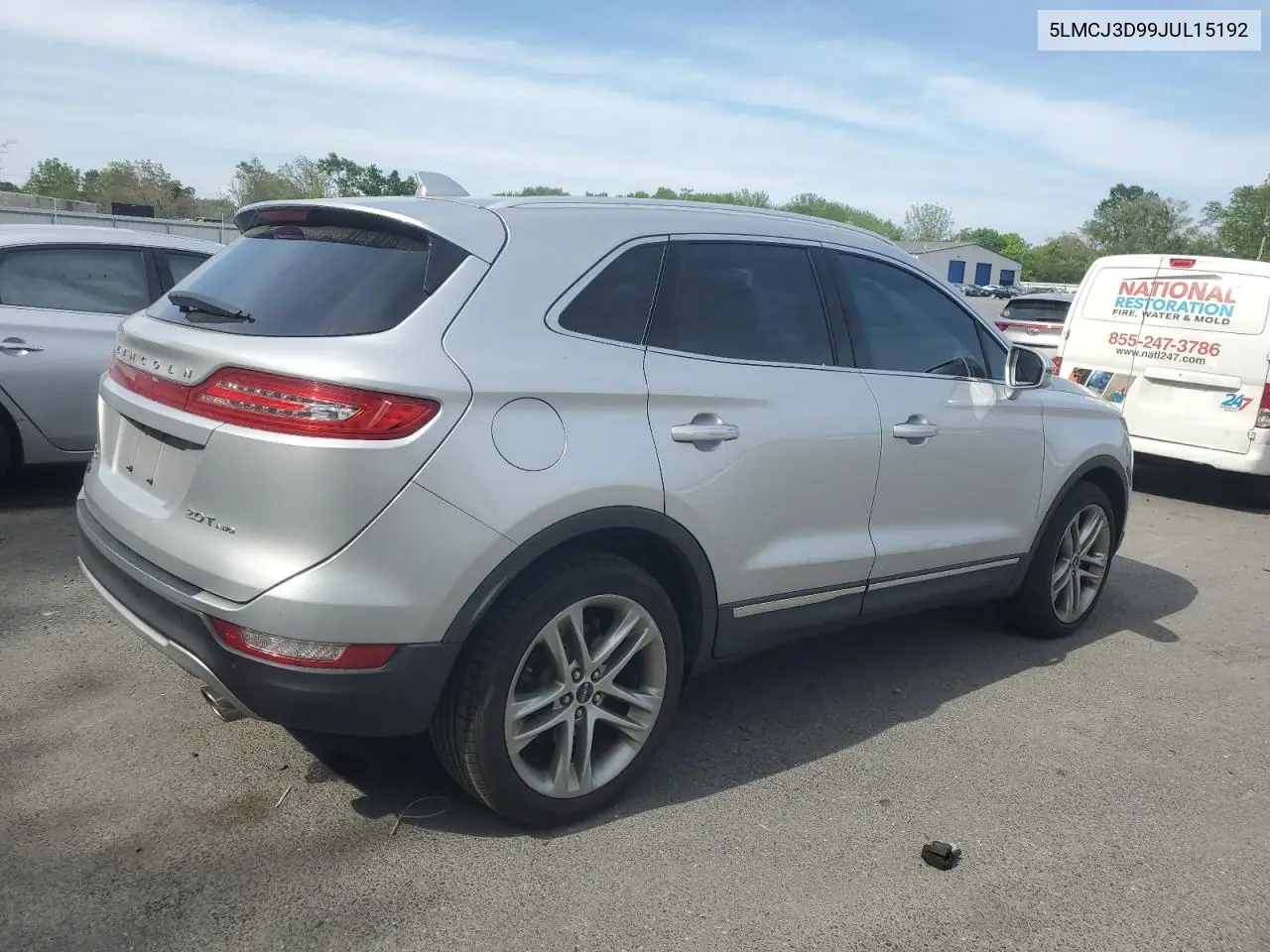 2018 Lincoln Mkc Reserve VIN: 5LMCJ3D99JUL15192 Lot: 56325375