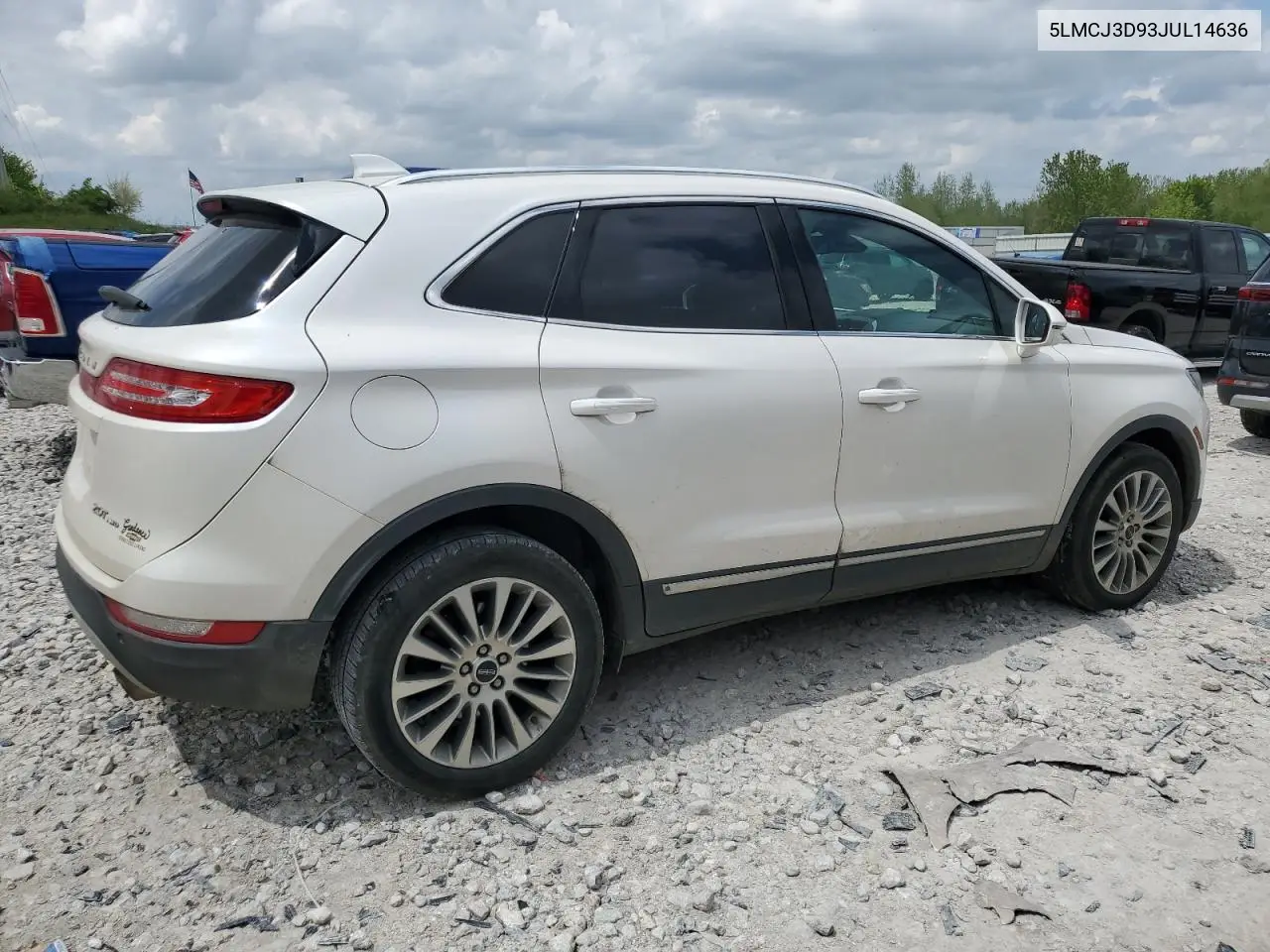 2018 Lincoln Mkc Reserve VIN: 5LMCJ3D93JUL14636 Lot: 56948475