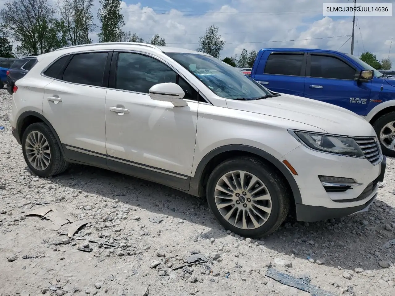 2018 Lincoln Mkc Reserve VIN: 5LMCJ3D93JUL14636 Lot: 56948475