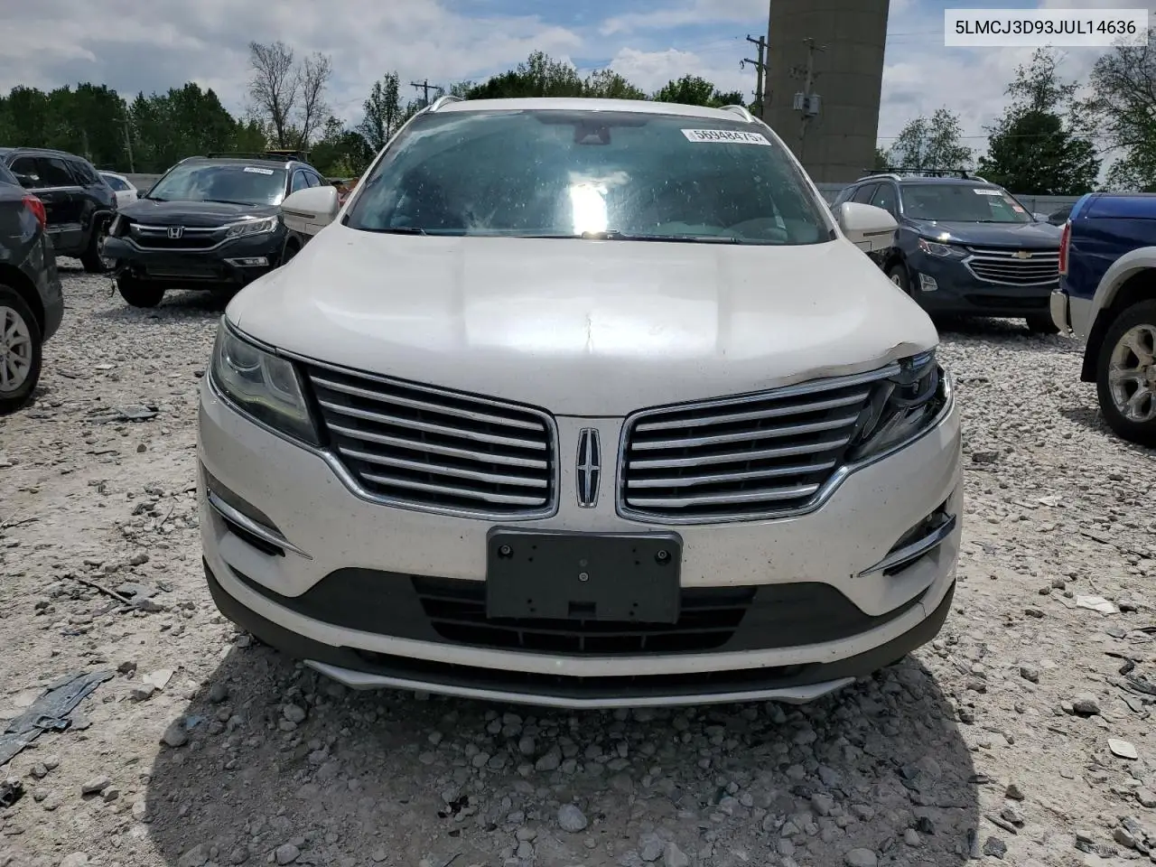 2018 Lincoln Mkc Reserve VIN: 5LMCJ3D93JUL14636 Lot: 56948475