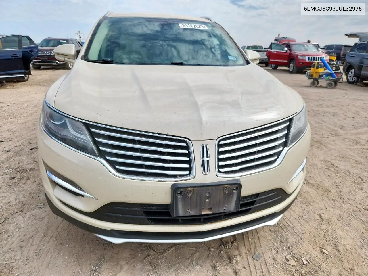 2018 Lincoln Mkc Reserve VIN: 5LMCJ3C93JUL32975 Lot: 61152025