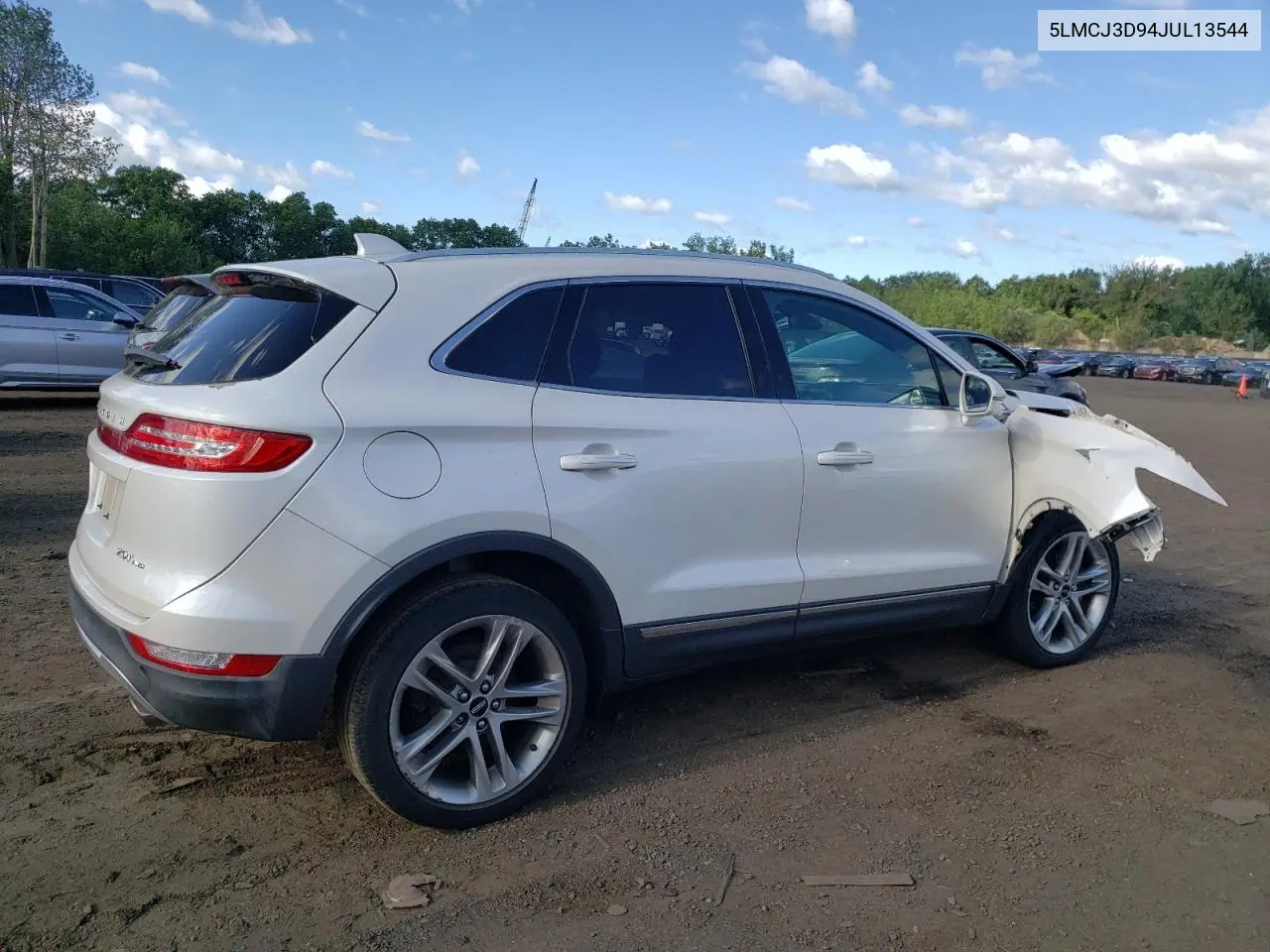 2018 Lincoln Mkc Reserve VIN: 5LMCJ3D94JUL13544 Lot: 61193235