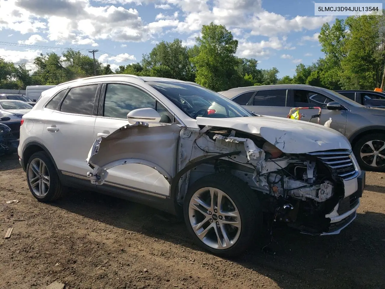 2018 Lincoln Mkc Reserve VIN: 5LMCJ3D94JUL13544 Lot: 61193235