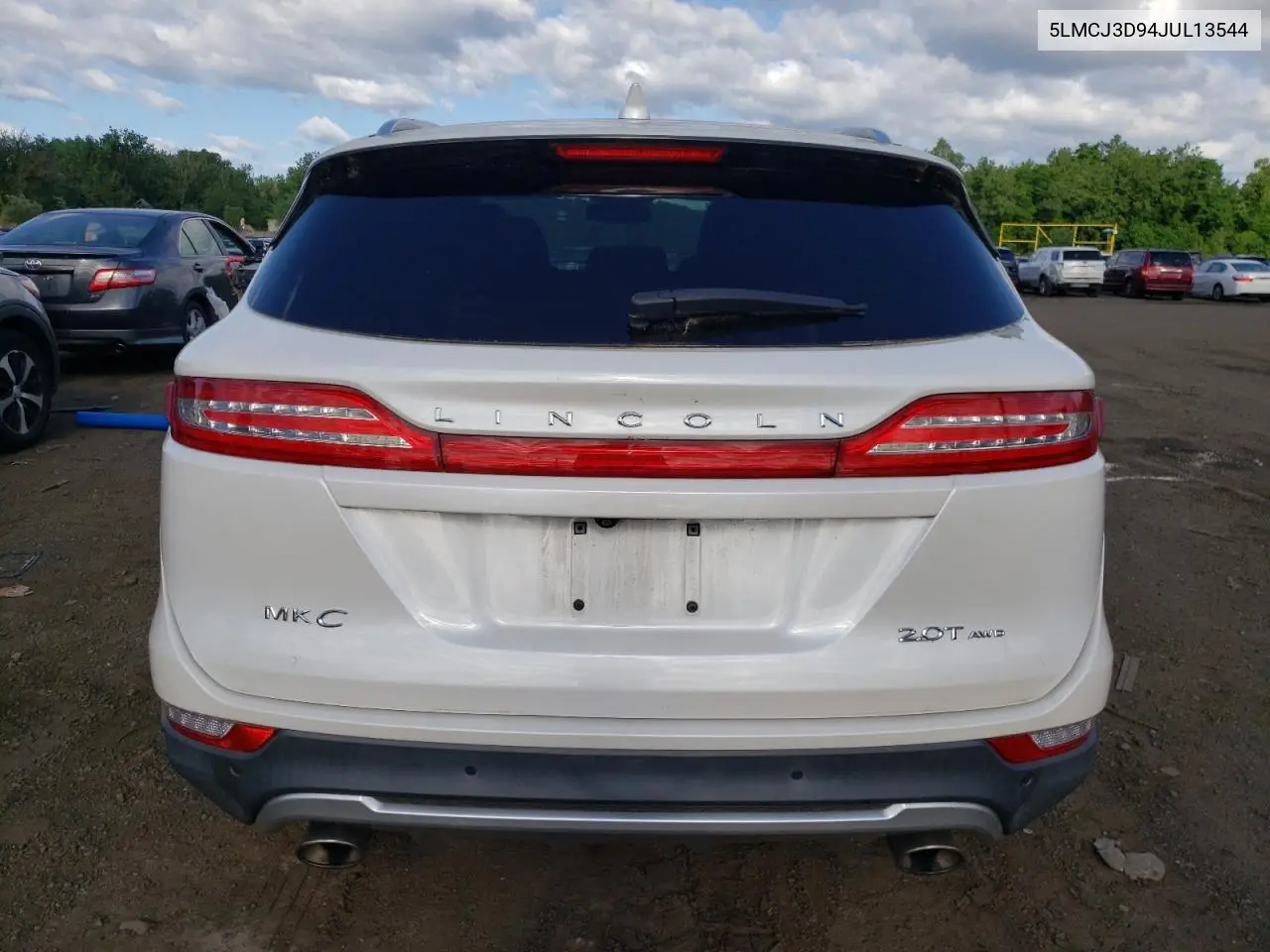 2018 Lincoln Mkc Reserve VIN: 5LMCJ3D94JUL13544 Lot: 61193235