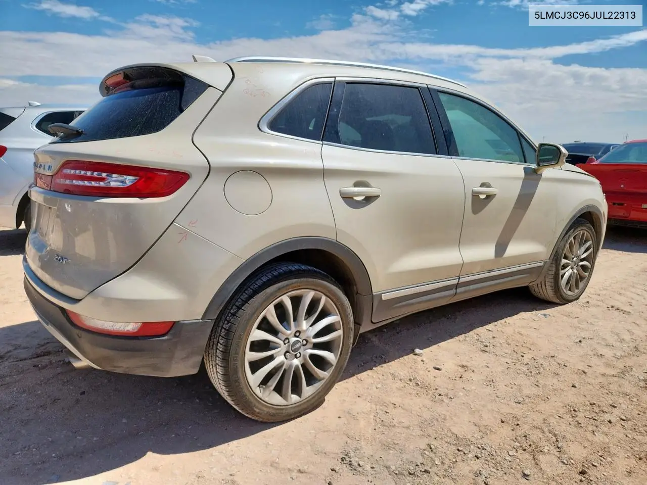 2018 Lincoln Mkc Reserve VIN: 5LMCJ3C96JUL22313 Lot: 61211455