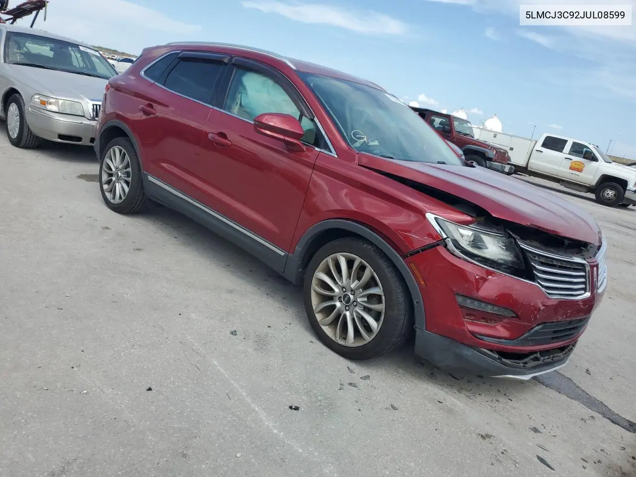 2018 Lincoln Mkc Reserve VIN: 5LMCJ3C92JUL08599 Lot: 62322875