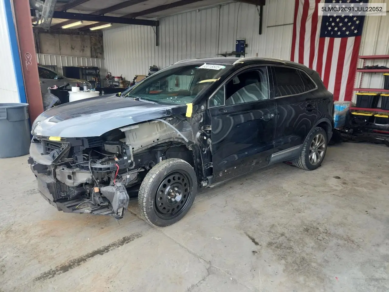 2018 Lincoln Mkc Select VIN: 5LMCJ2C91JUL22052 Lot: 63018505