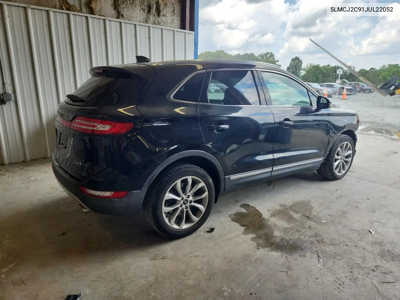 2018 Lincoln Mkc Select VIN: 5LMCJ2C91JUL22052 Lot: 63018505