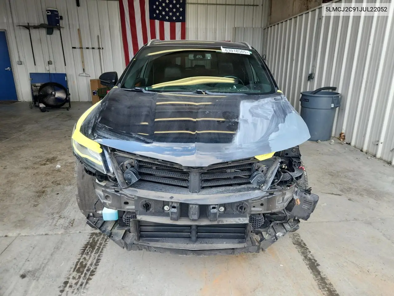 2018 Lincoln Mkc Select VIN: 5LMCJ2C91JUL22052 Lot: 63018505