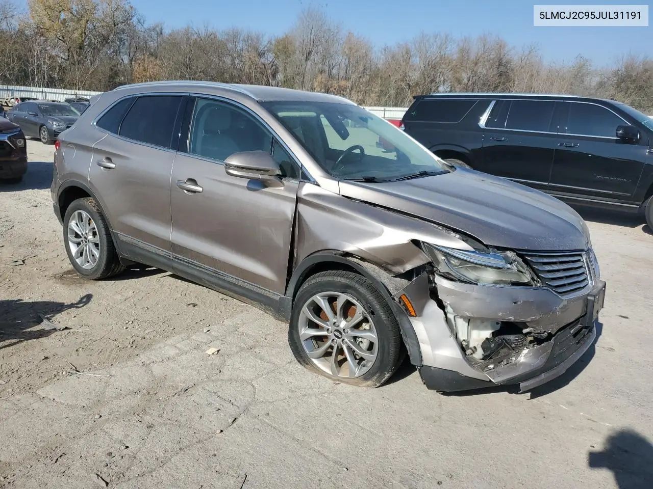 2018 Lincoln Mkc Select VIN: 5LMCJ2C95JUL31191 Lot: 81614124