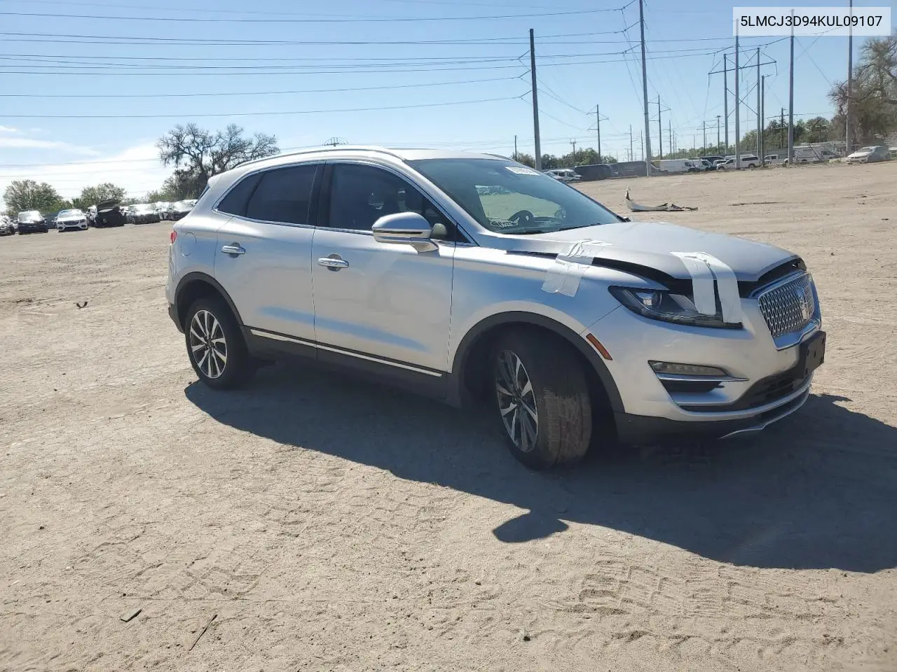 2019 Lincoln Mkc Reserve VIN: 5LMCJ3D94KUL09107 Lot: 48595095