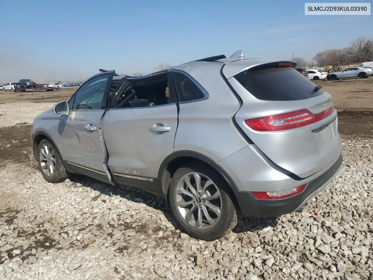 2019 Lincoln Mkc Select VIN: 5LMCJ2D93KUL03390 Lot: 49171235