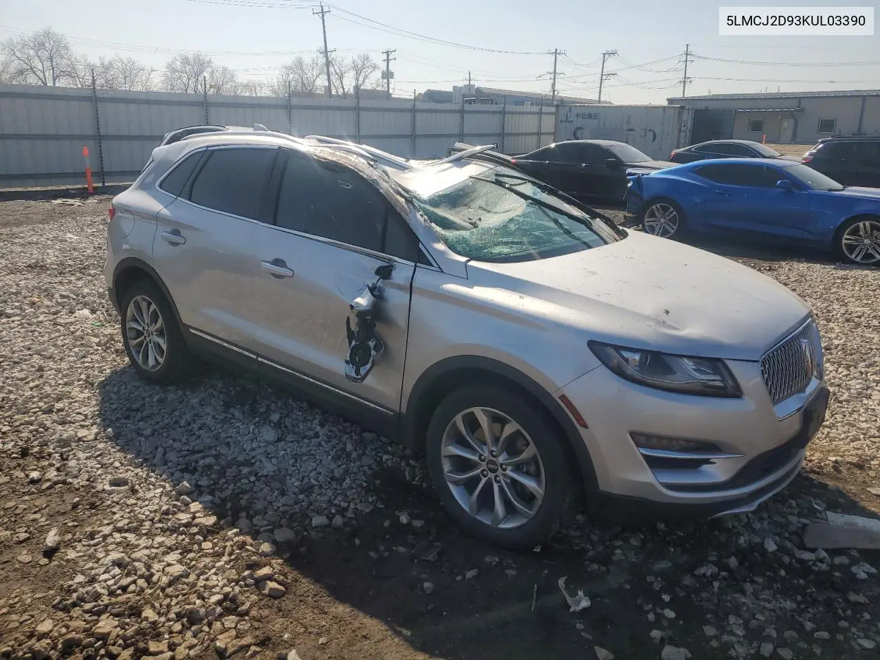 2019 Lincoln Mkc Select VIN: 5LMCJ2D93KUL03390 Lot: 49171235
