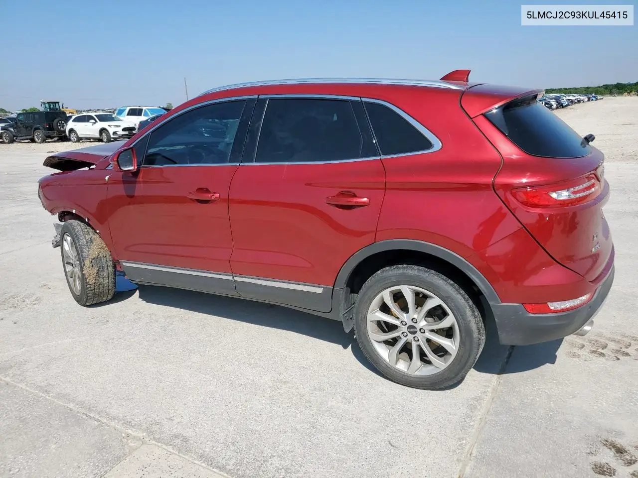 2019 Lincoln Mkc Select VIN: 5LMCJ2C93KUL45415 Lot: 52195285