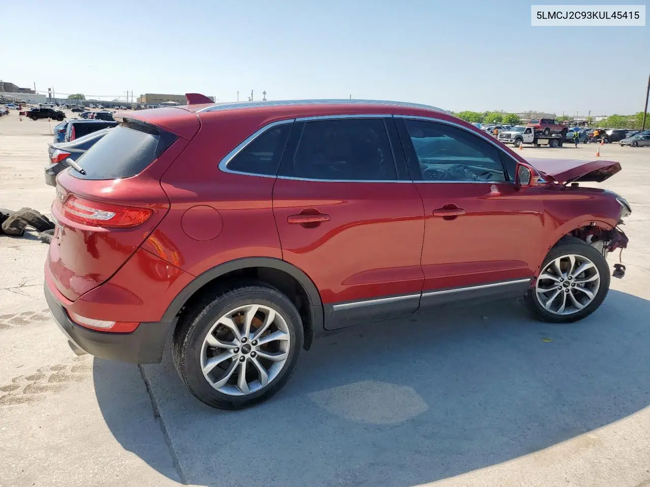2019 Lincoln Mkc Select VIN: 5LMCJ2C93KUL45415 Lot: 52195285