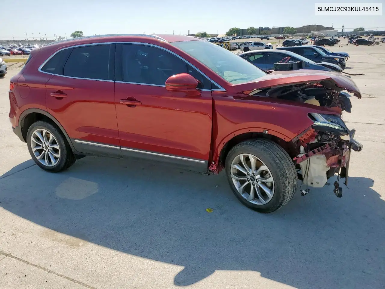 2019 Lincoln Mkc Select VIN: 5LMCJ2C93KUL45415 Lot: 52195285