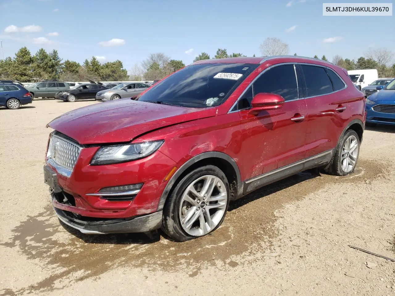 2019 Lincoln Mkc Reserve VIN: 5LMTJ3DH6KUL39670 Lot: 52692875