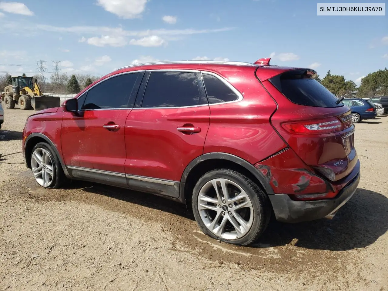 2019 Lincoln Mkc Reserve VIN: 5LMTJ3DH6KUL39670 Lot: 52692875