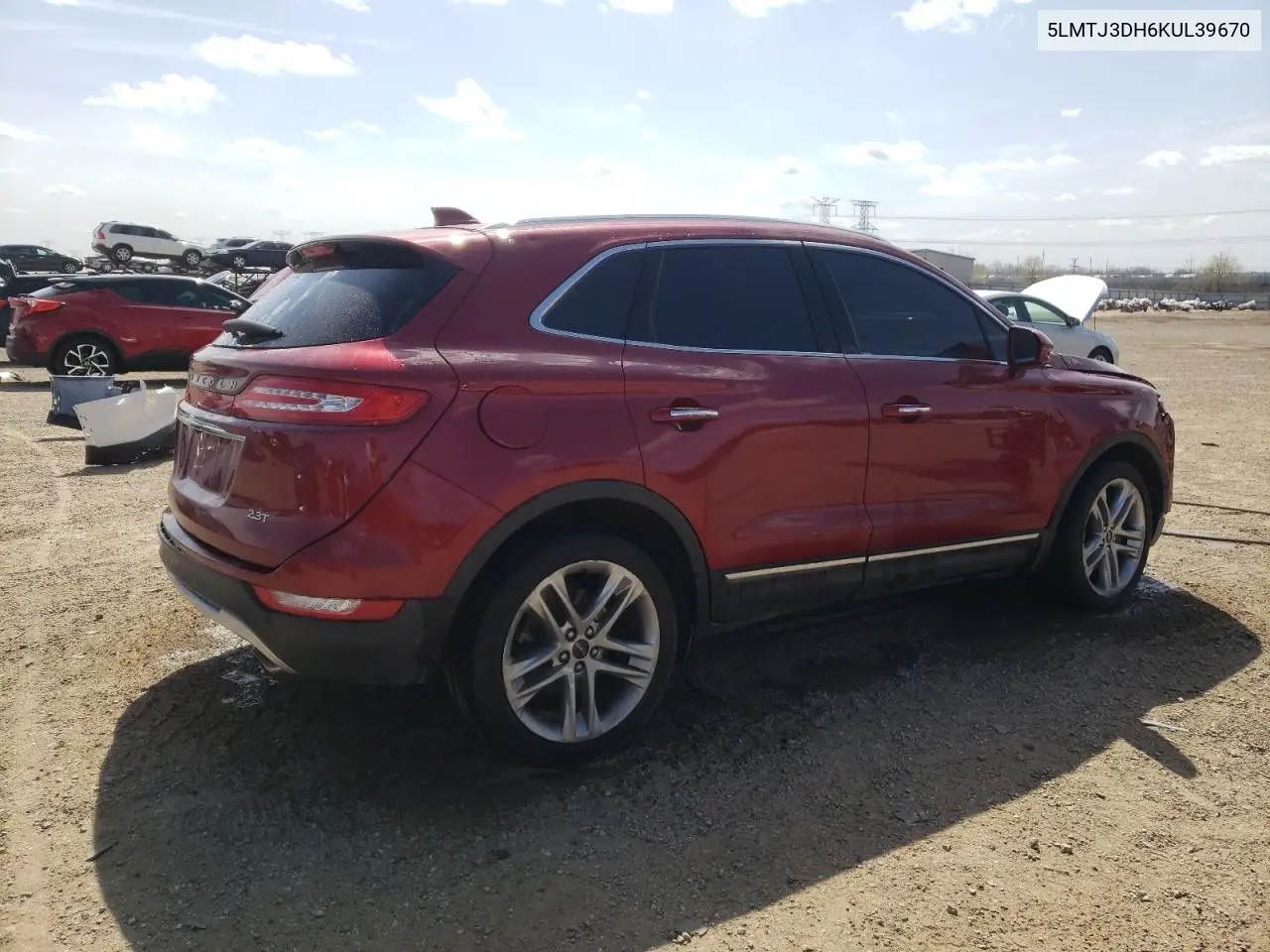 2019 Lincoln Mkc Reserve VIN: 5LMTJ3DH6KUL39670 Lot: 52692875