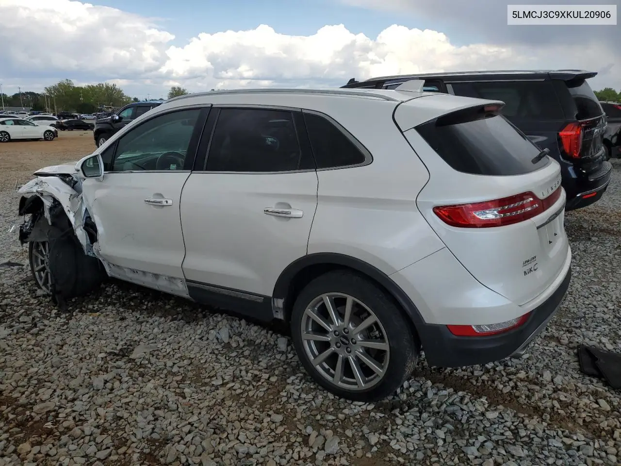 2019 Lincoln Mkc Reserve VIN: 5LMCJ3C9XKUL20906 Lot: 52814185