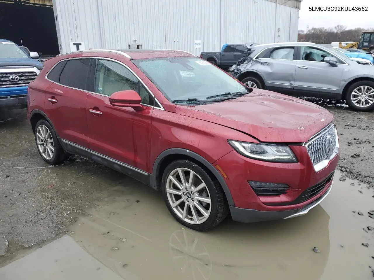 2019 Lincoln Mkc Reserve VIN: 5LMCJ3C92KUL43662 Lot: 52933255