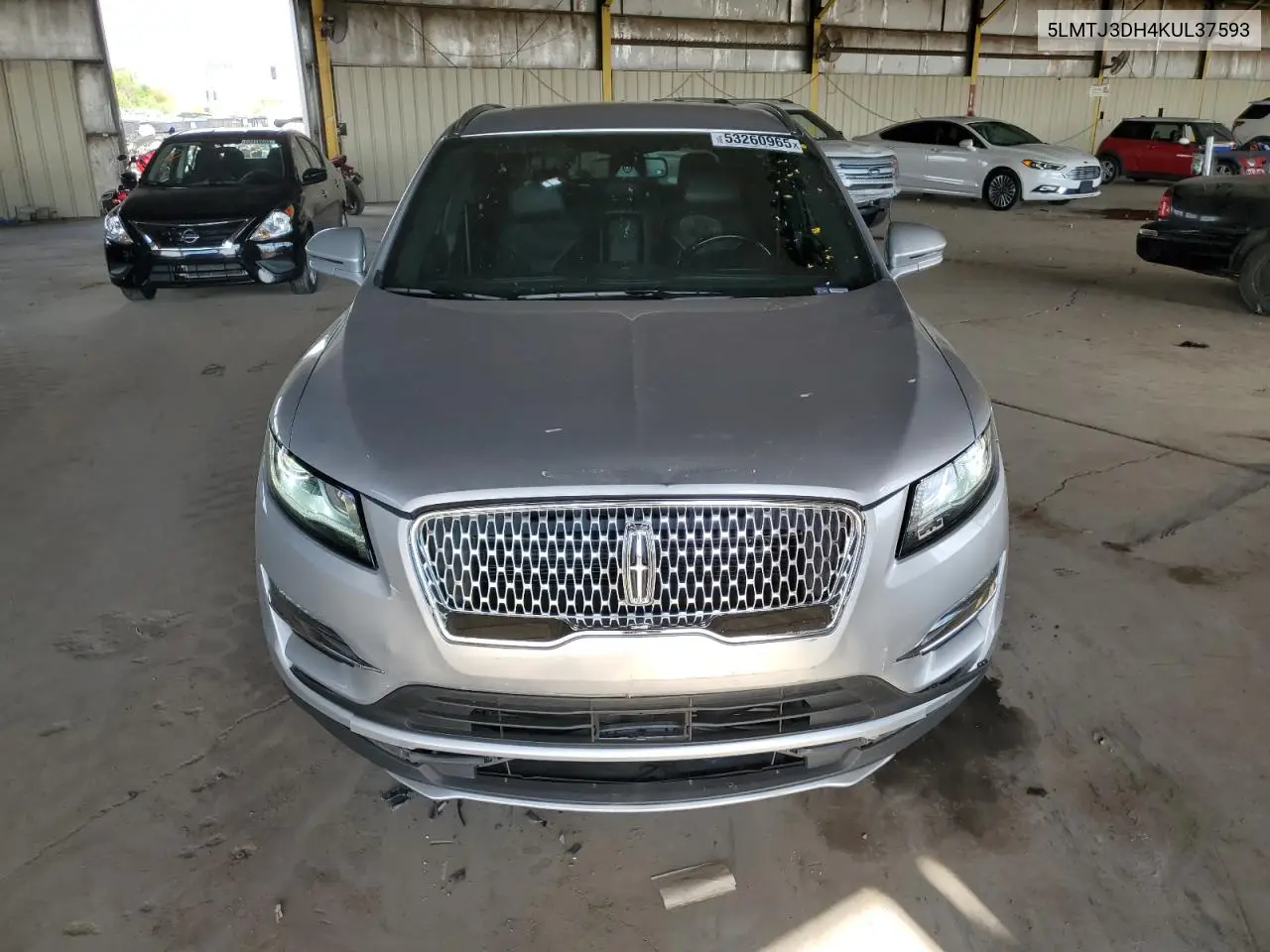 2019 Lincoln Mkc Reserve VIN: 5LMTJ3DH4KUL37593 Lot: 53260965