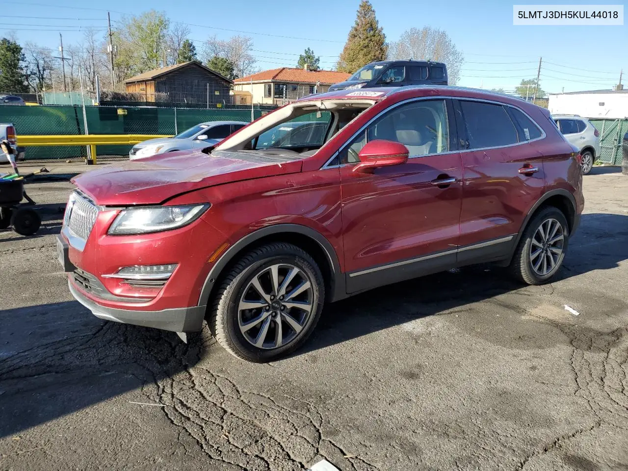 2019 Lincoln Mkc Reserve VIN: 5LMTJ3DH5KUL44018 Lot: 53636475