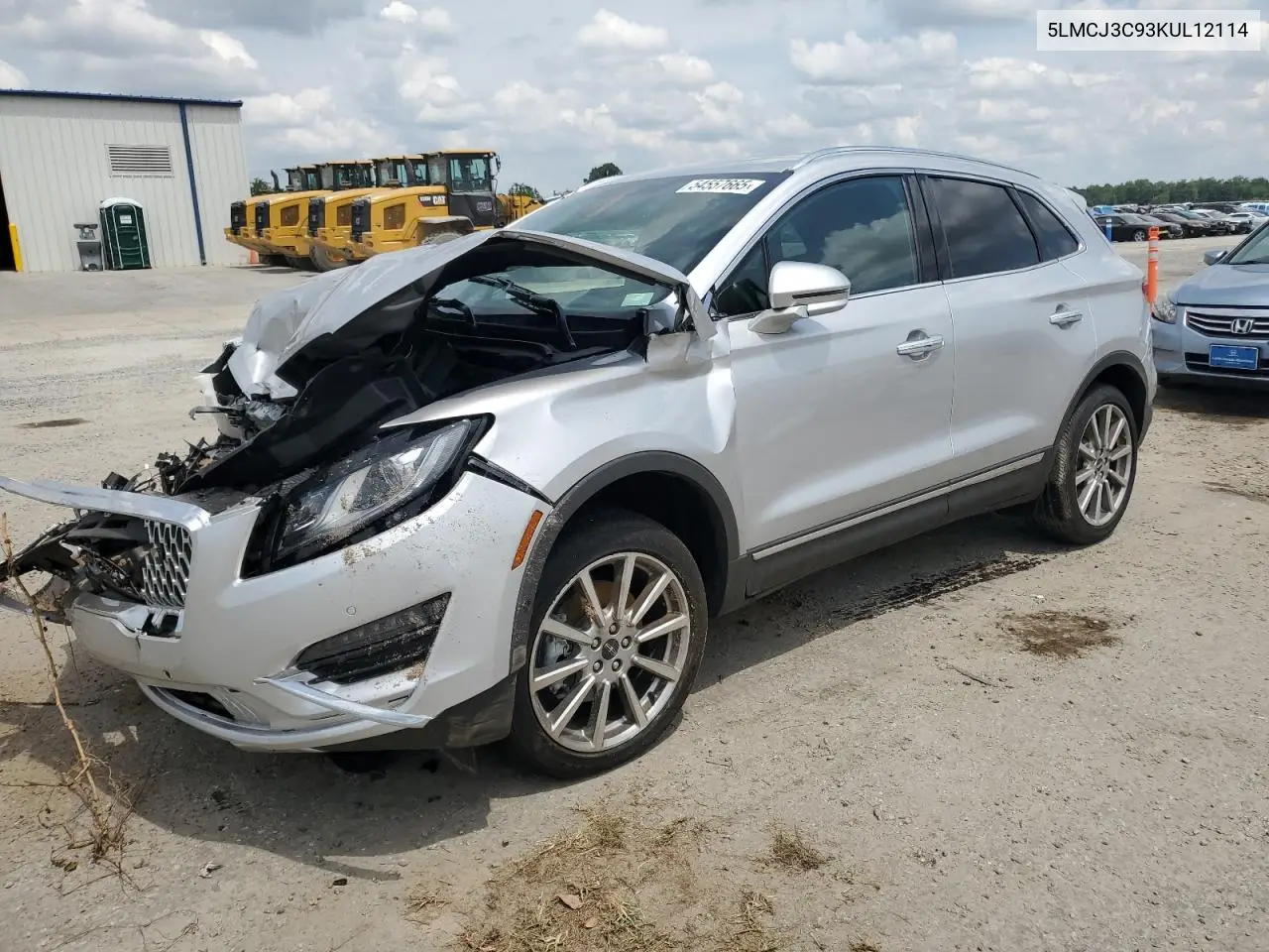 2019 Lincoln Mkc Reserve VIN: 5LMCJ3C93KUL12114 Lot: 54557665
