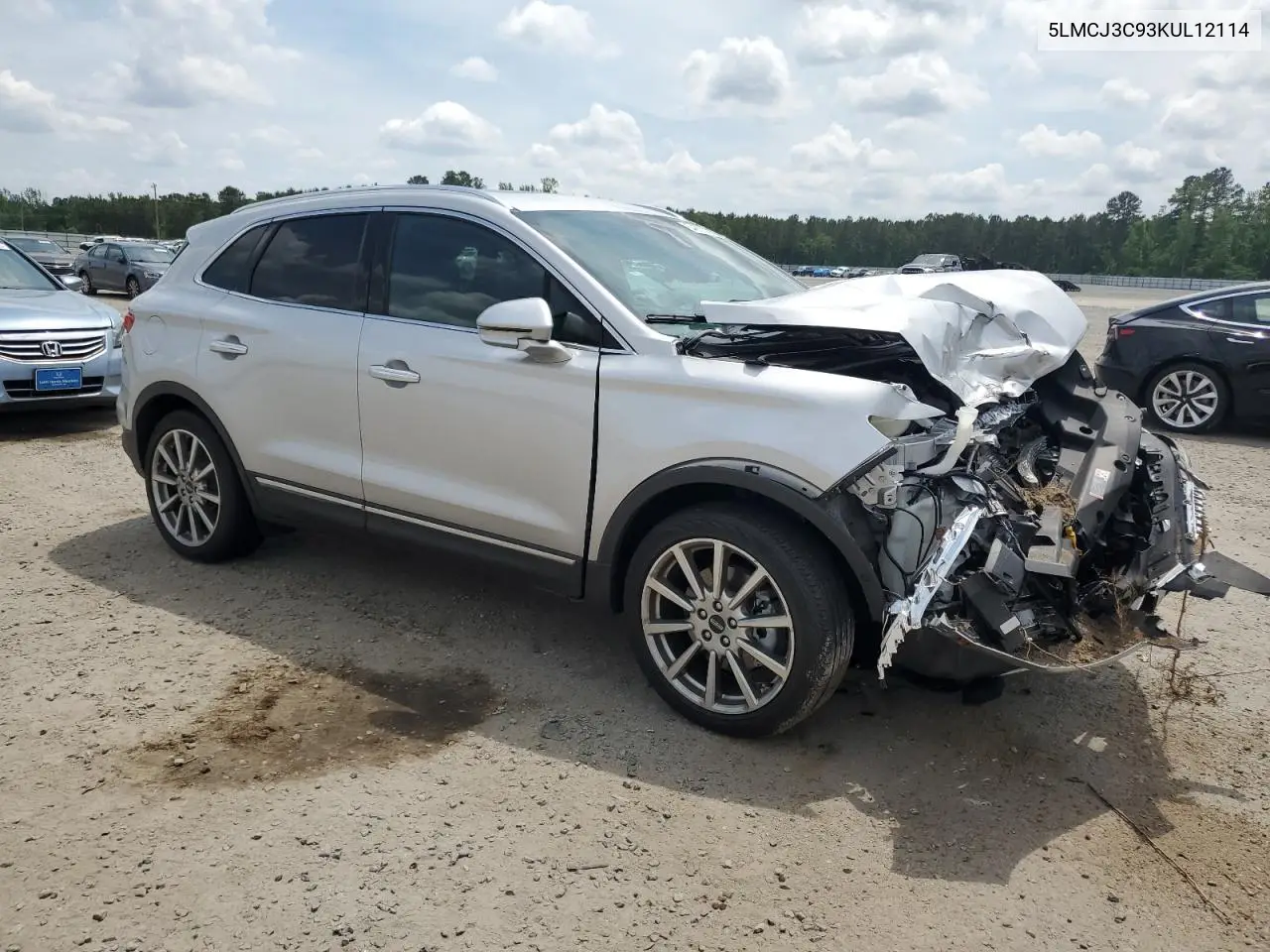 2019 Lincoln Mkc Reserve VIN: 5LMCJ3C93KUL12114 Lot: 54557665