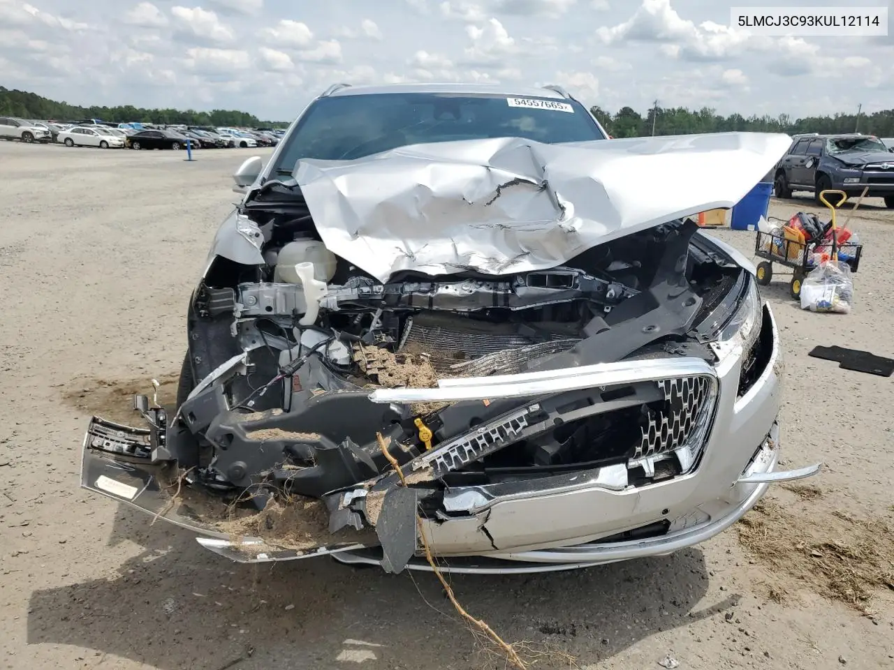 2019 Lincoln Mkc Reserve VIN: 5LMCJ3C93KUL12114 Lot: 54557665
