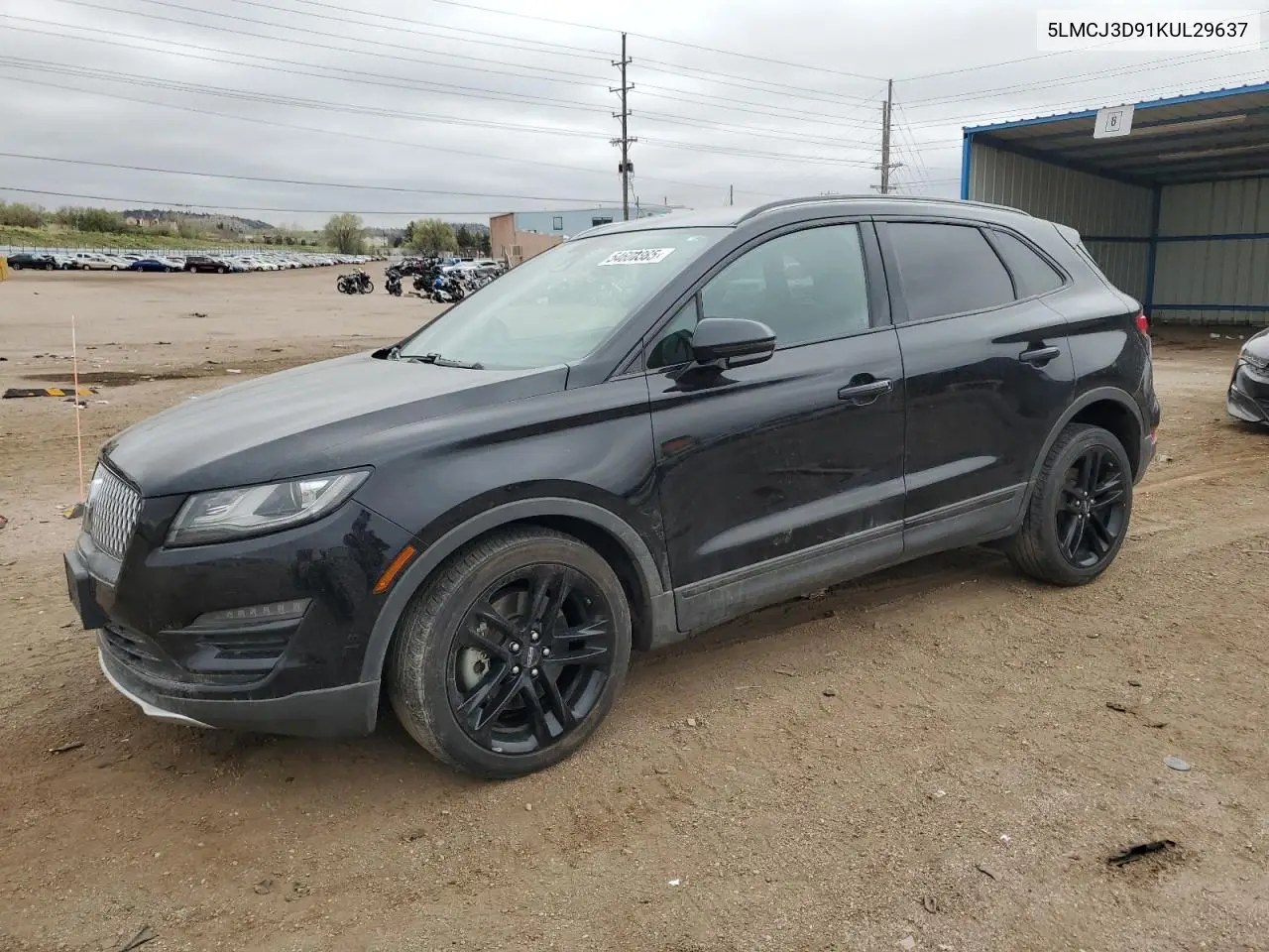 2019 Lincoln Mkc Reserve VIN: 5LMCJ3D91KUL29637 Lot: 54600385