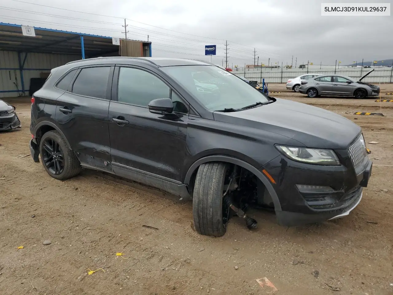 2019 Lincoln Mkc Reserve VIN: 5LMCJ3D91KUL29637 Lot: 54600385