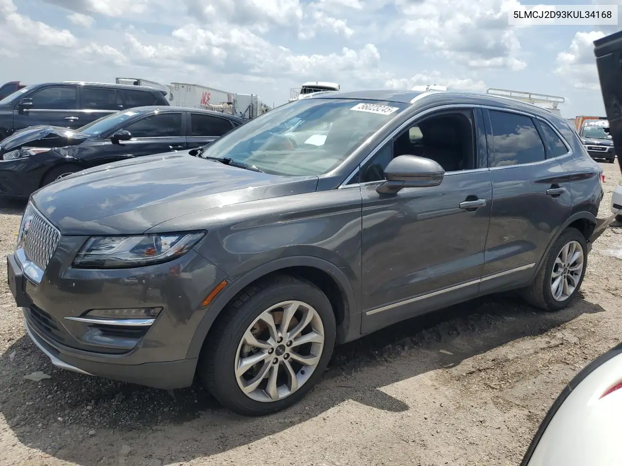 2019 Lincoln Mkc Select VIN: 5LMCJ2D93KUL34168 Lot: 56023245