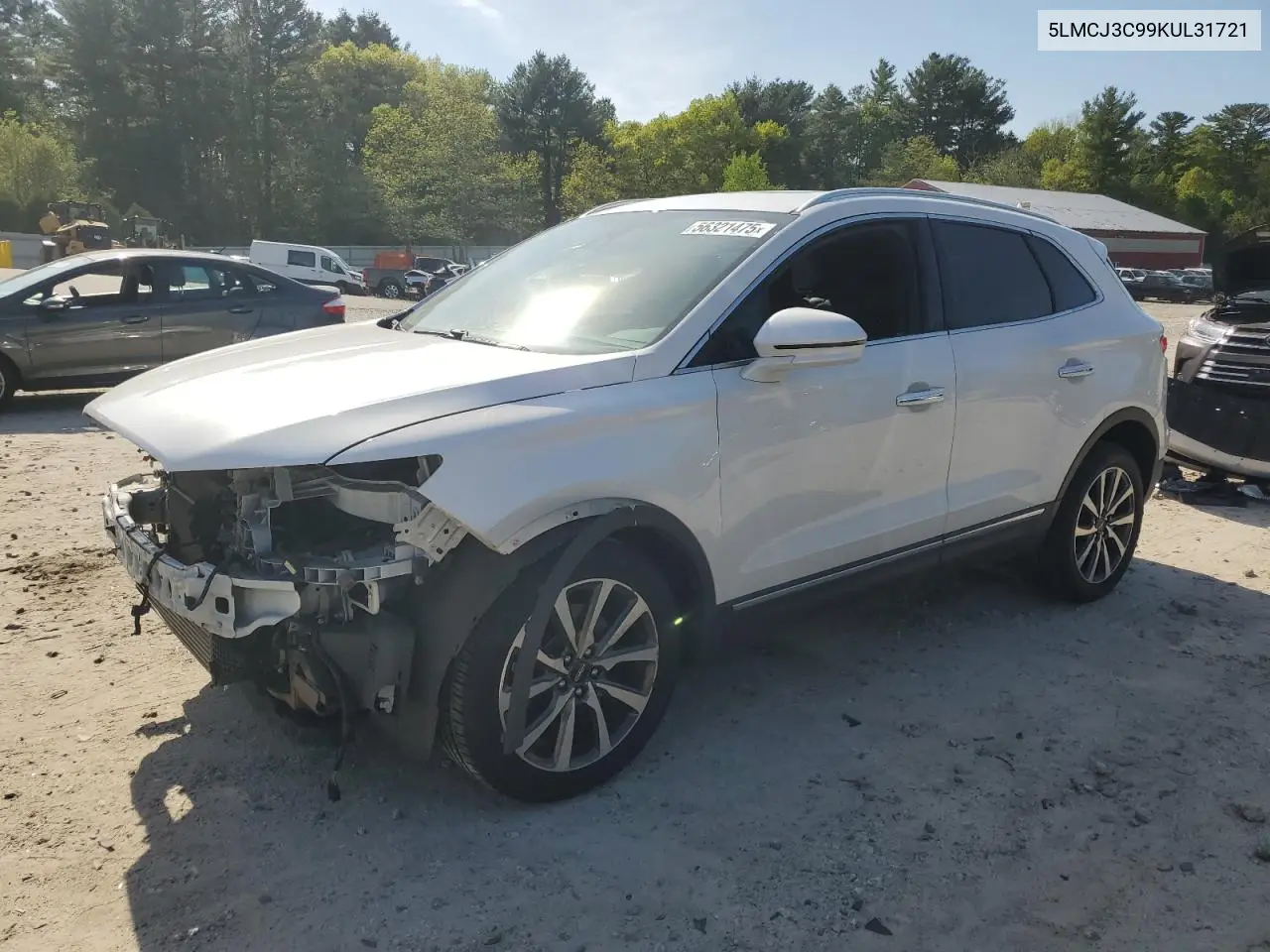 2019 Lincoln Mkc Reserve VIN: 5LMCJ3C99KUL31721 Lot: 56321475