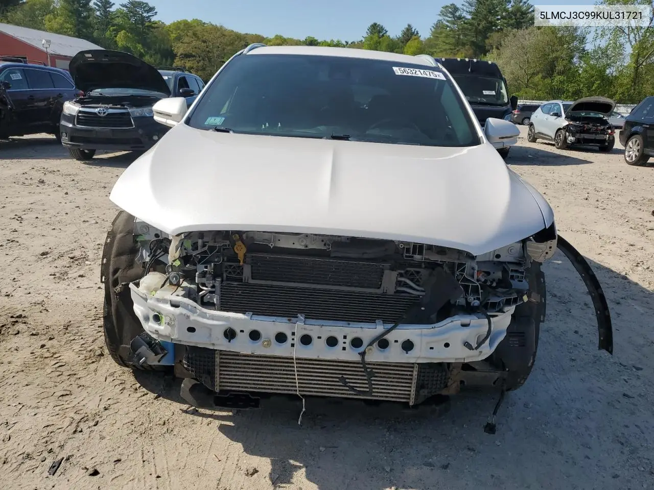 2019 Lincoln Mkc Reserve VIN: 5LMCJ3C99KUL31721 Lot: 56321475
