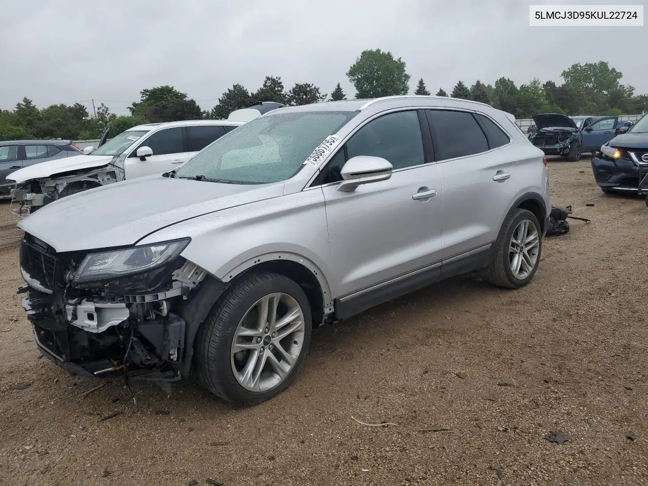 2019 Lincoln Mkc Reserve VIN: 5LMCJ3D95KUL22724 Lot: 56861795