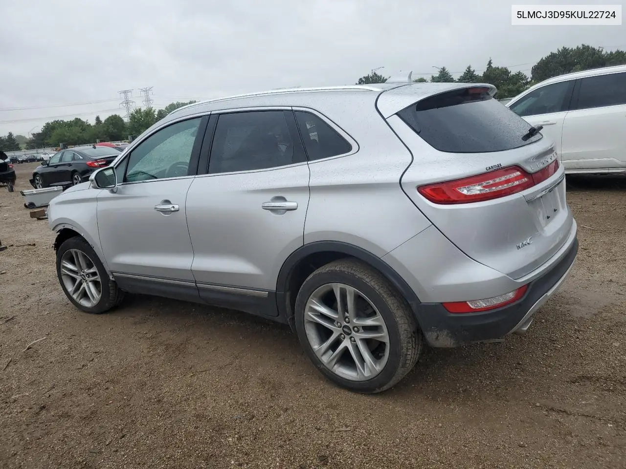 2019 Lincoln Mkc Reserve VIN: 5LMCJ3D95KUL22724 Lot: 56861795