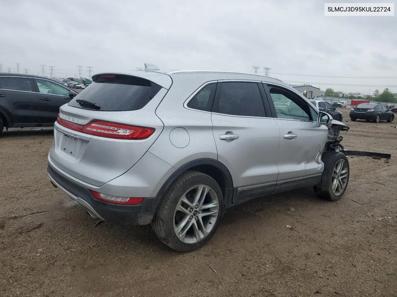 2019 Lincoln Mkc Reserve VIN: 5LMCJ3D95KUL22724 Lot: 56861795