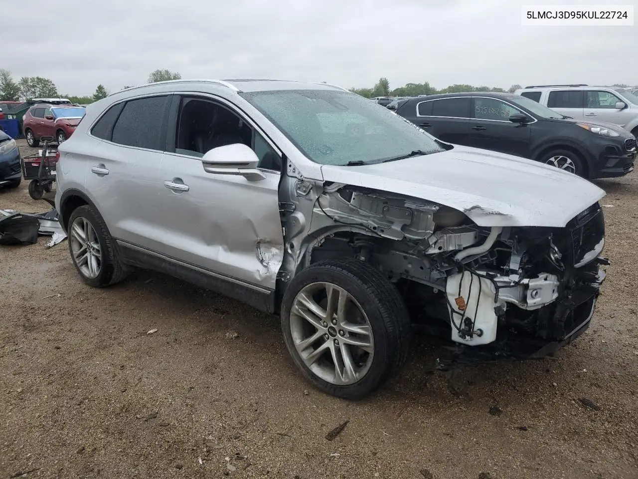 2019 Lincoln Mkc Reserve VIN: 5LMCJ3D95KUL22724 Lot: 56861795
