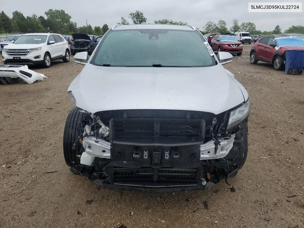 2019 Lincoln Mkc Reserve VIN: 5LMCJ3D95KUL22724 Lot: 56861795