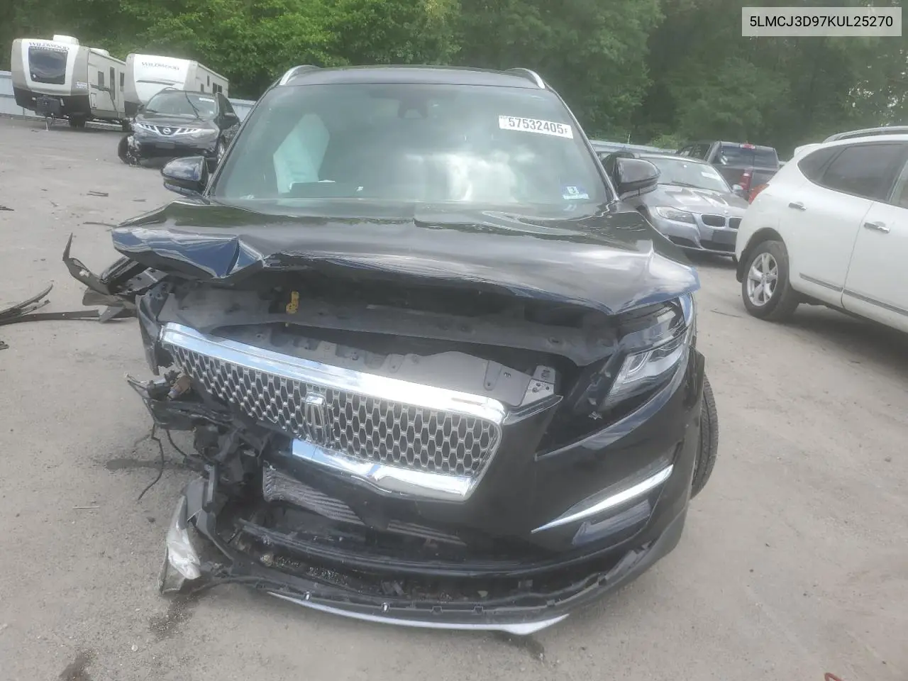 2019 Lincoln Mkc Reserve VIN: 5LMCJ3D97KUL25270 Lot: 57532405