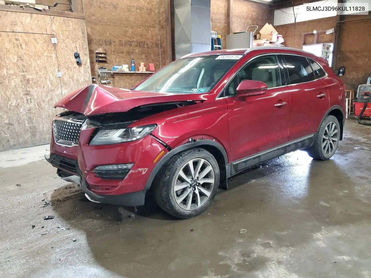 2019 Lincoln Mkc Reserve VIN: 5LMCJ3D96KUL11828 Lot: 58394575